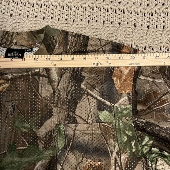 RedHead Mens Camouflage Short Sleeve Hunting Shirt Medium Polyester - Picture 14 of 16